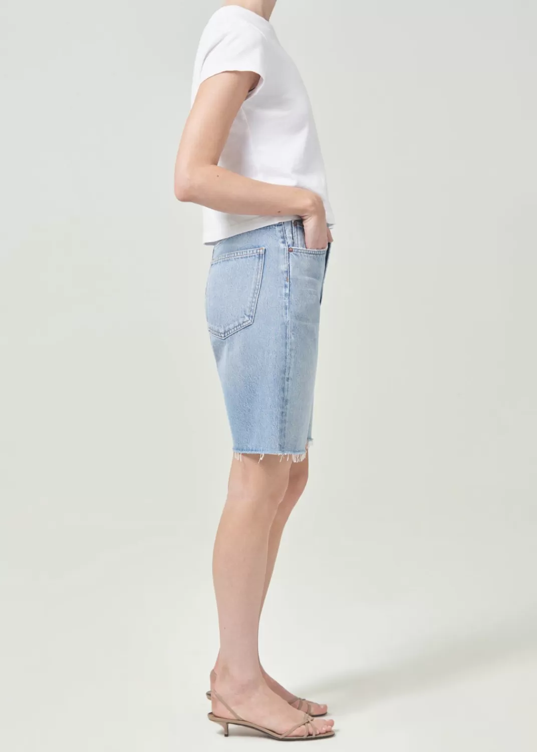 Hot AGOLDE 90'S Mid Rise Loose Short In Riptide