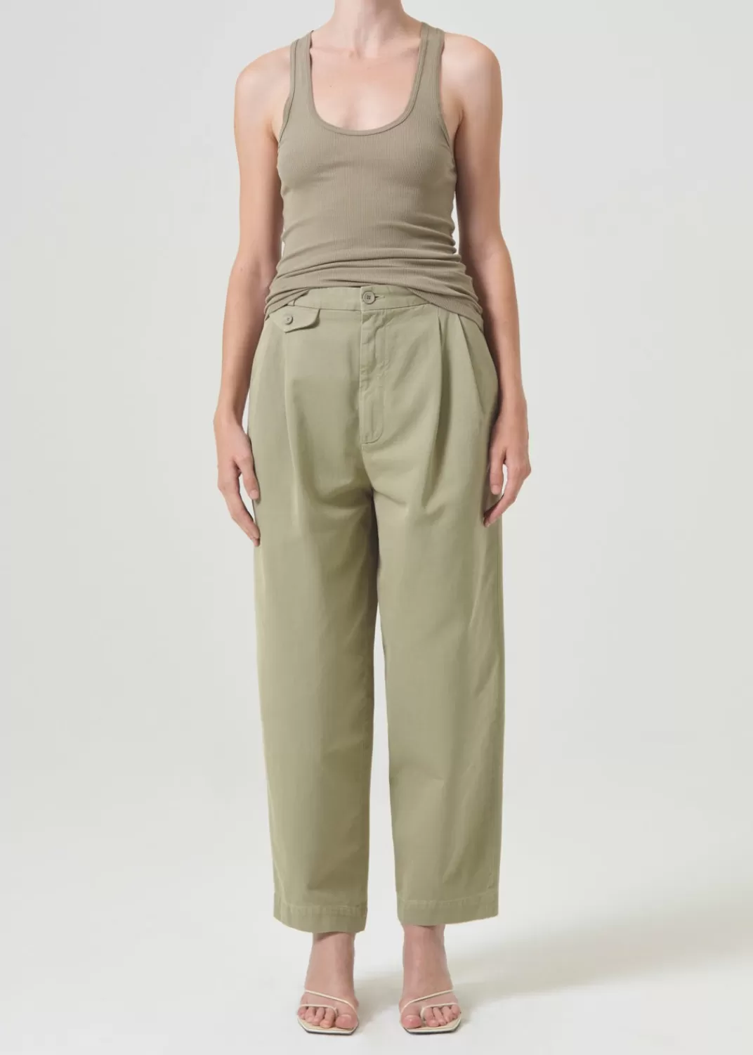 Shop AGOLDE Becker Chino In Dill