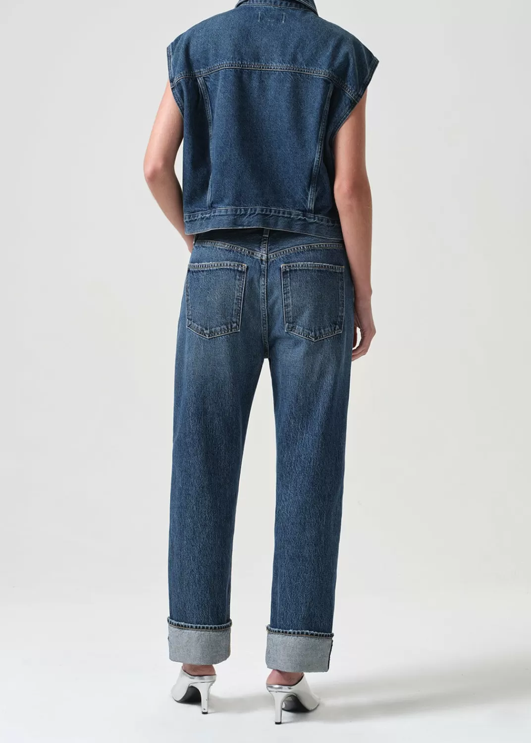 Sale AGOLDE Charli Vest In Filter
