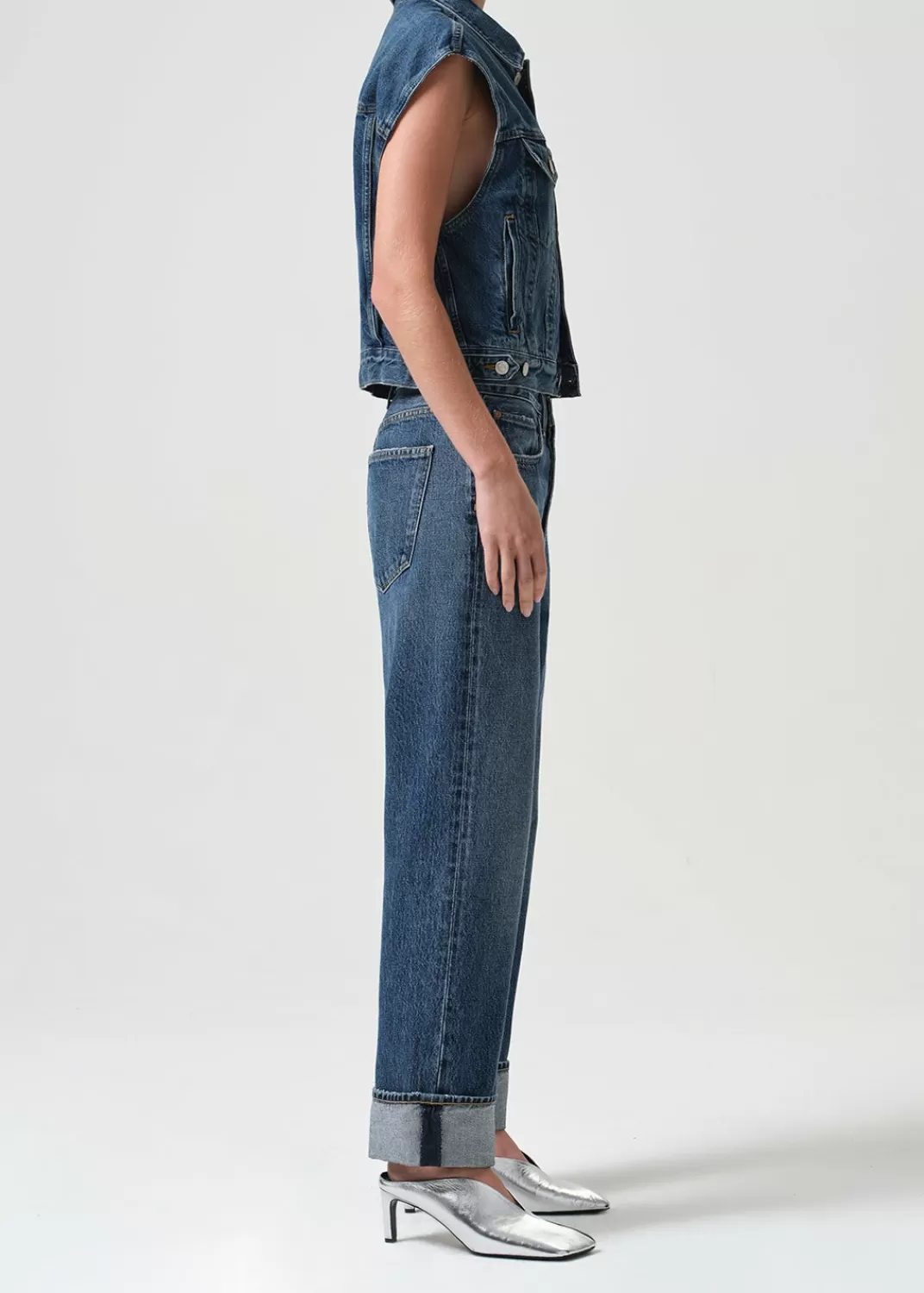 Sale AGOLDE Charli Vest In Filter