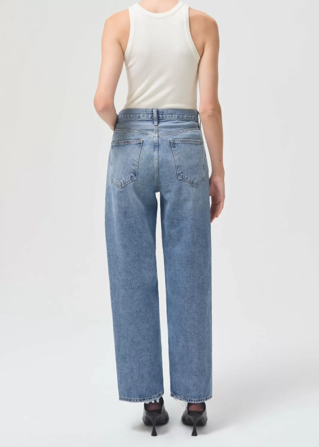 Fashion AGOLDE Criss Cross Upsized Jean In Eternal