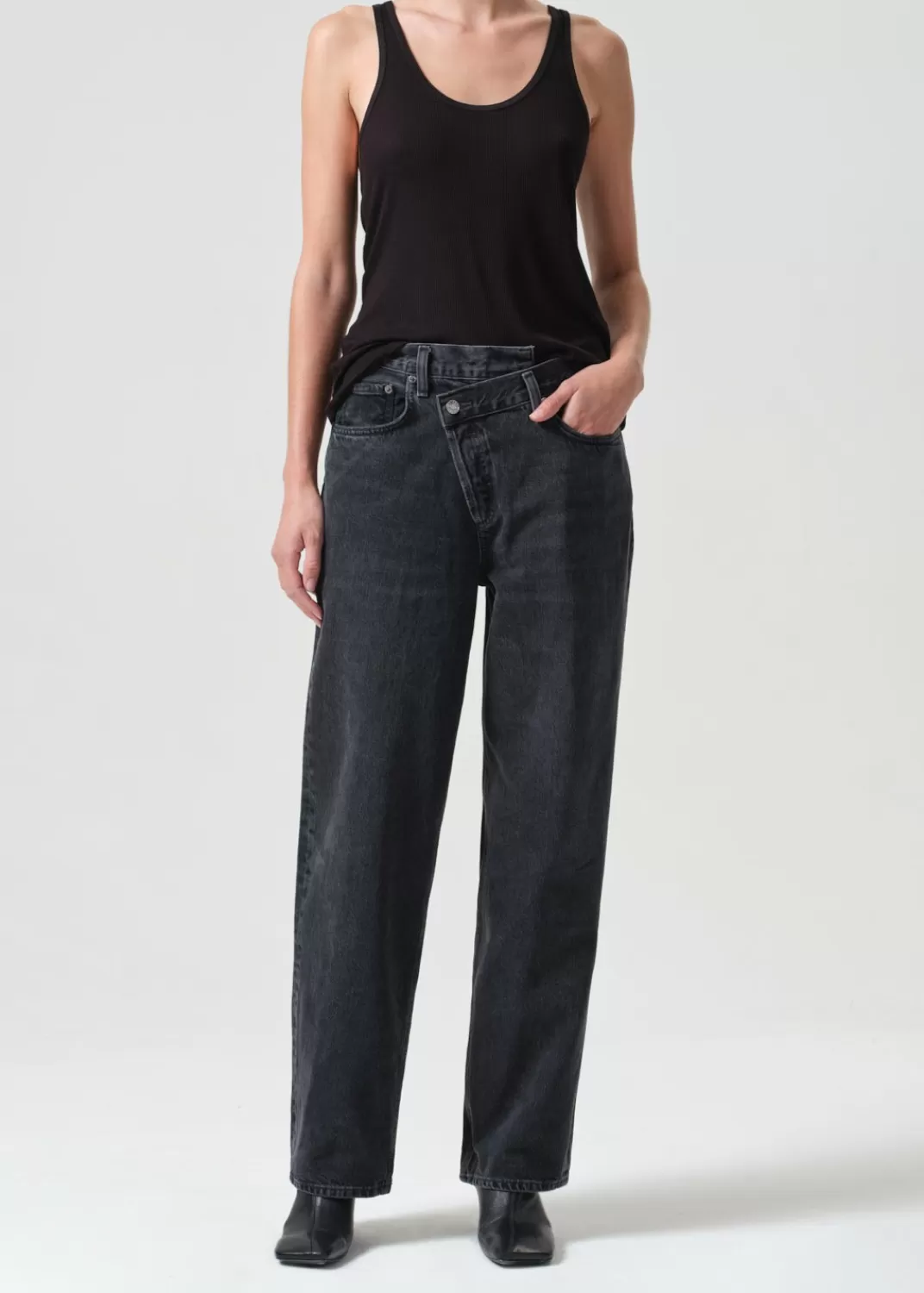 Sale AGOLDE Criss Cross Upsized Jean In Shambles