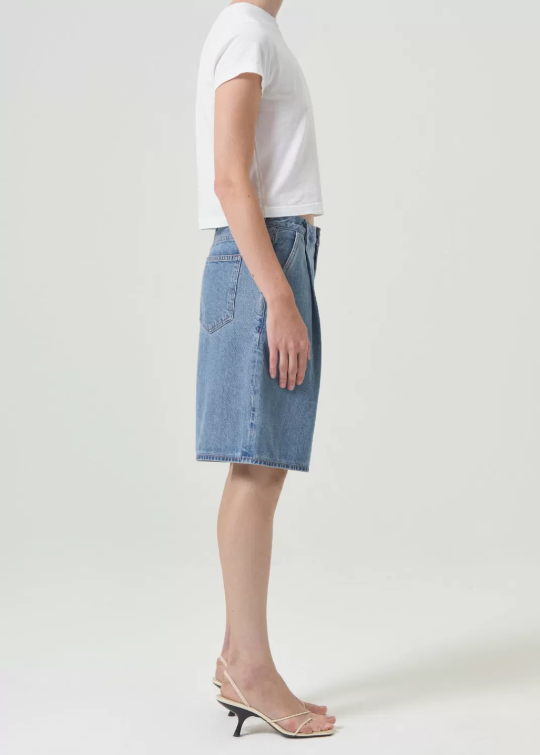 Flash Sale AGOLDE Ellis Trouser Short In Baffle