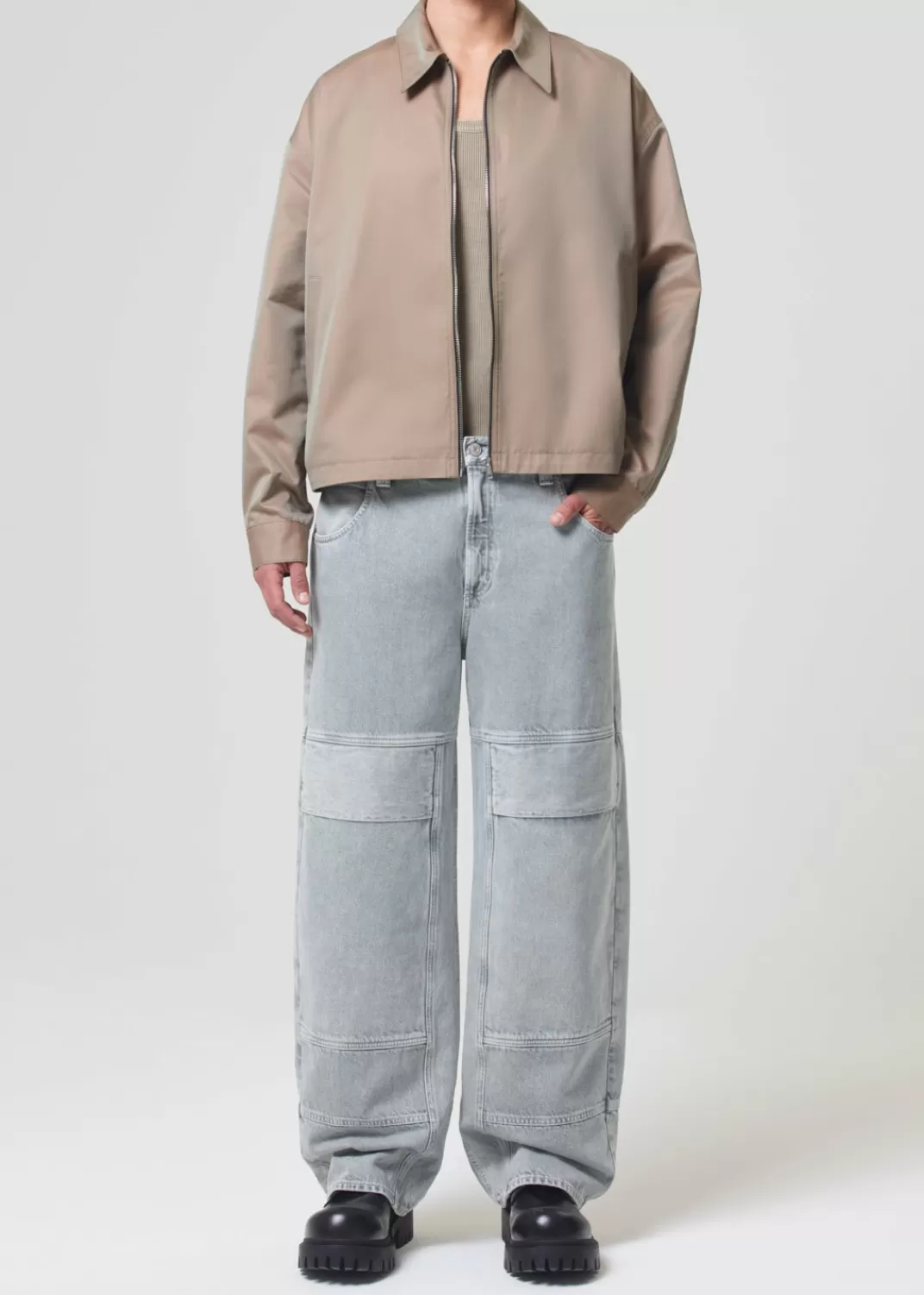 New AGOLDE Emery Utility Jean In Concrete