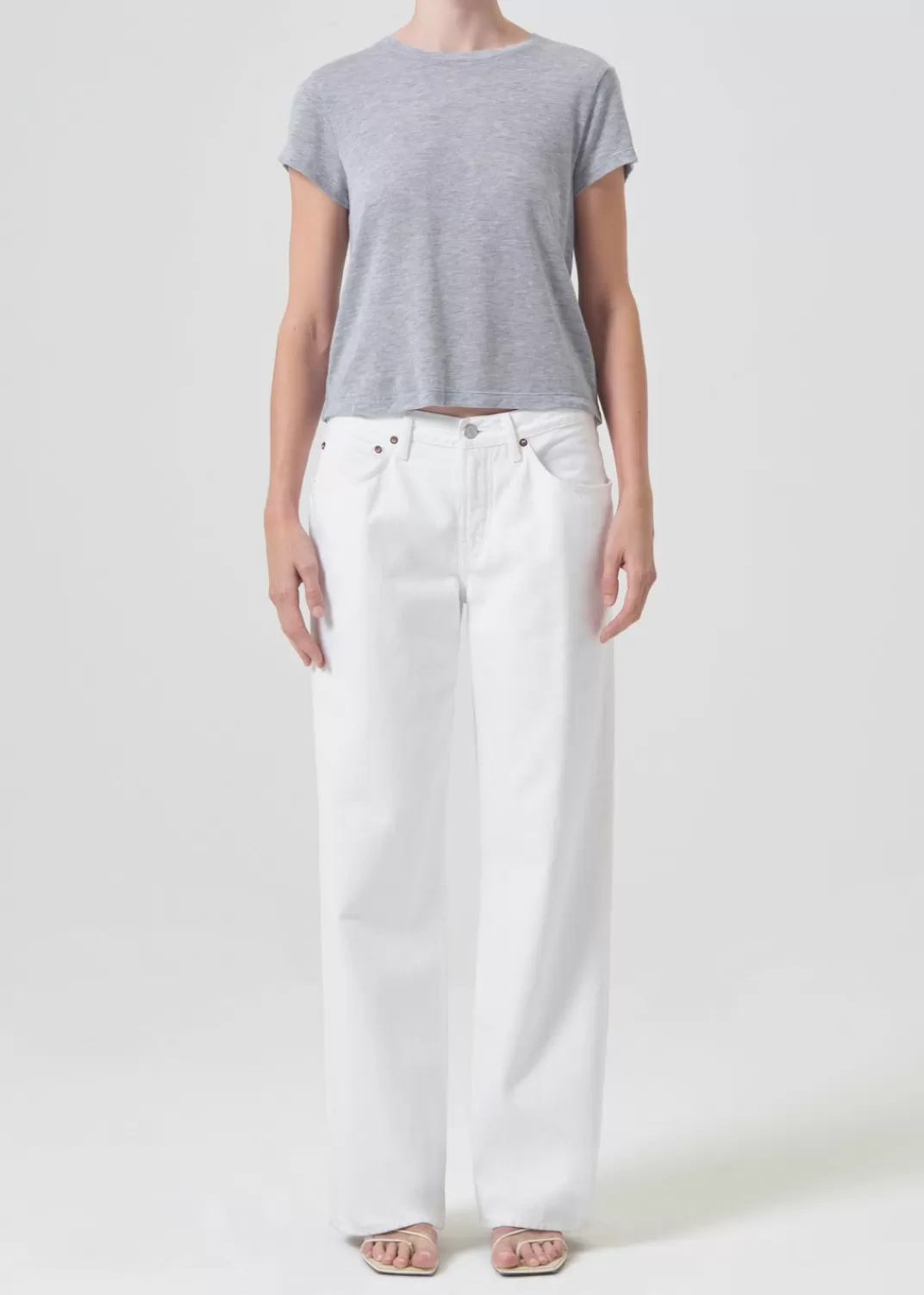 Cheap AGOLDE Fusion Jean In Milkshake