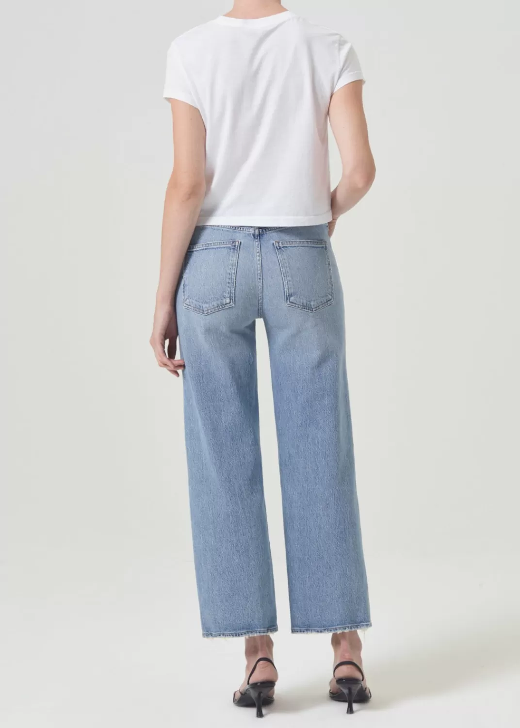 Cheap AGOLDE Harper Crop Jean In Hassle