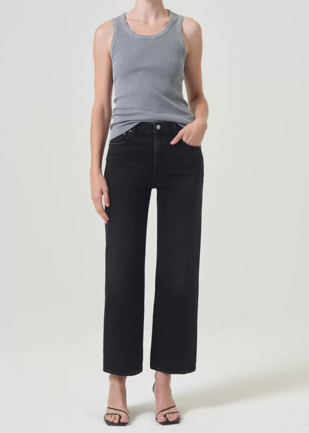 Best Sale AGOLDE Harper Crop Jean In Hush