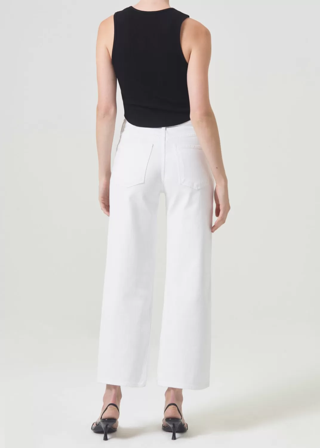 Store AGOLDE Harper Crop Jean In Sour Cream