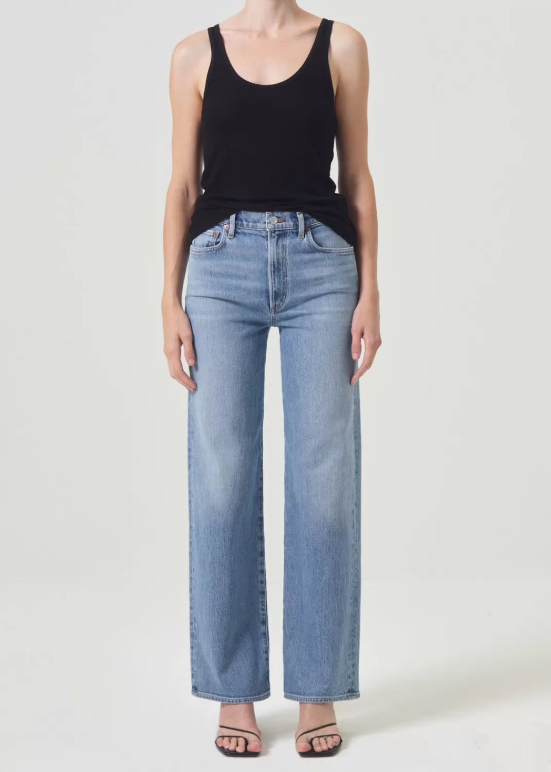 Cheap AGOLDE Harper Straight Jean (Stretch) In Flash