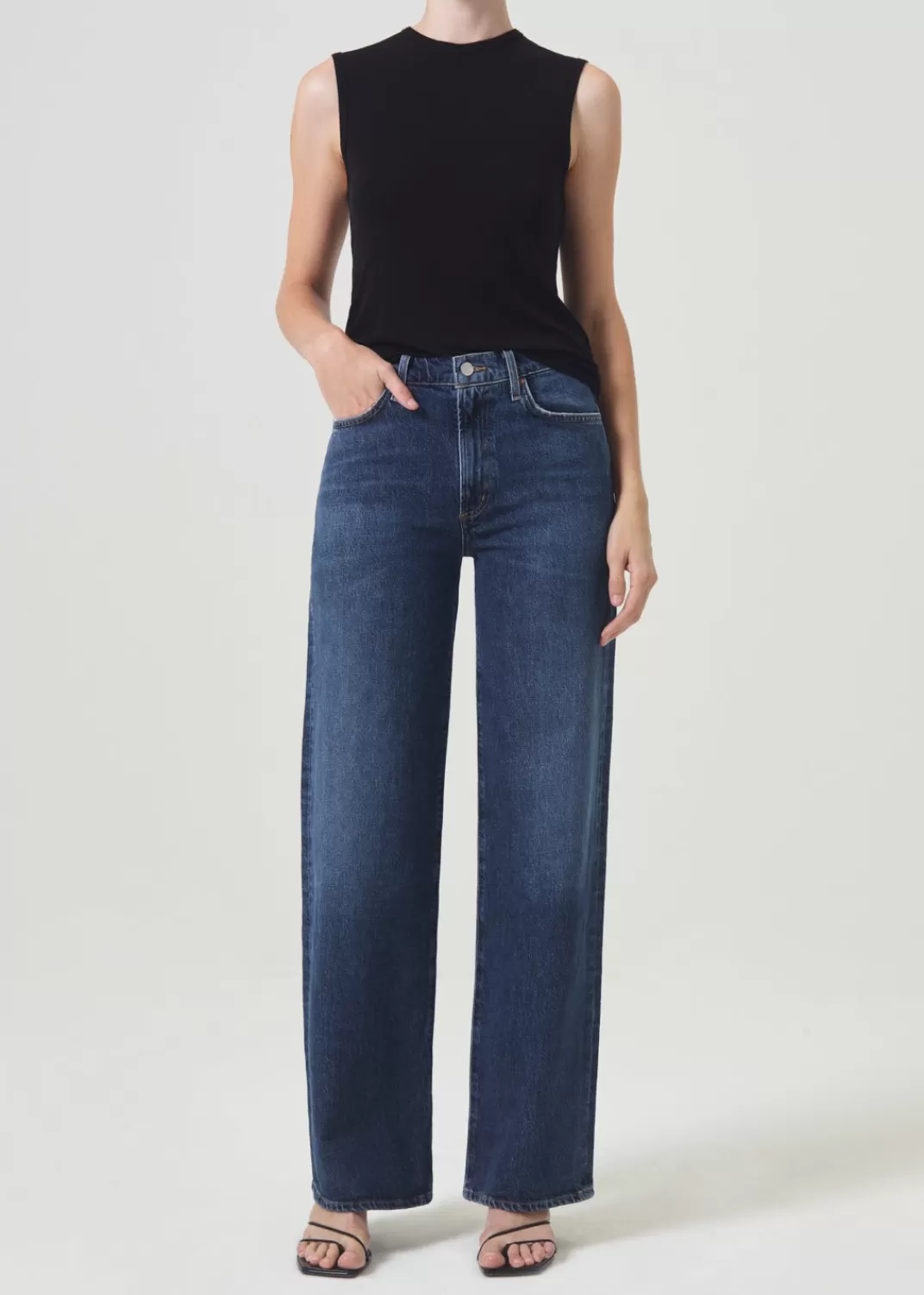 Best Sale AGOLDE Harper Straight Jean (Stretch) In Tempo