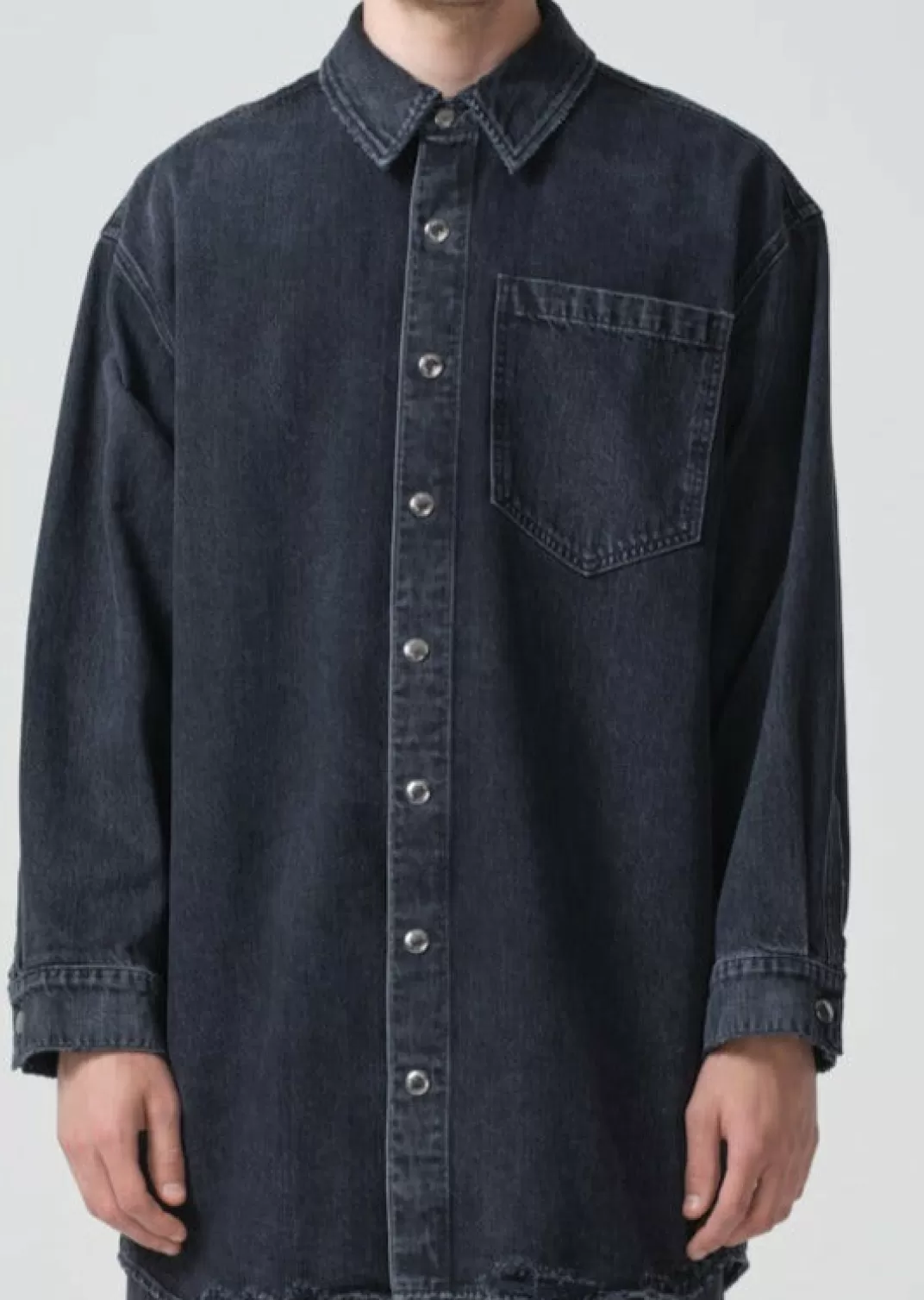 Best Sale AGOLDE Lucas Shirt In Disappear