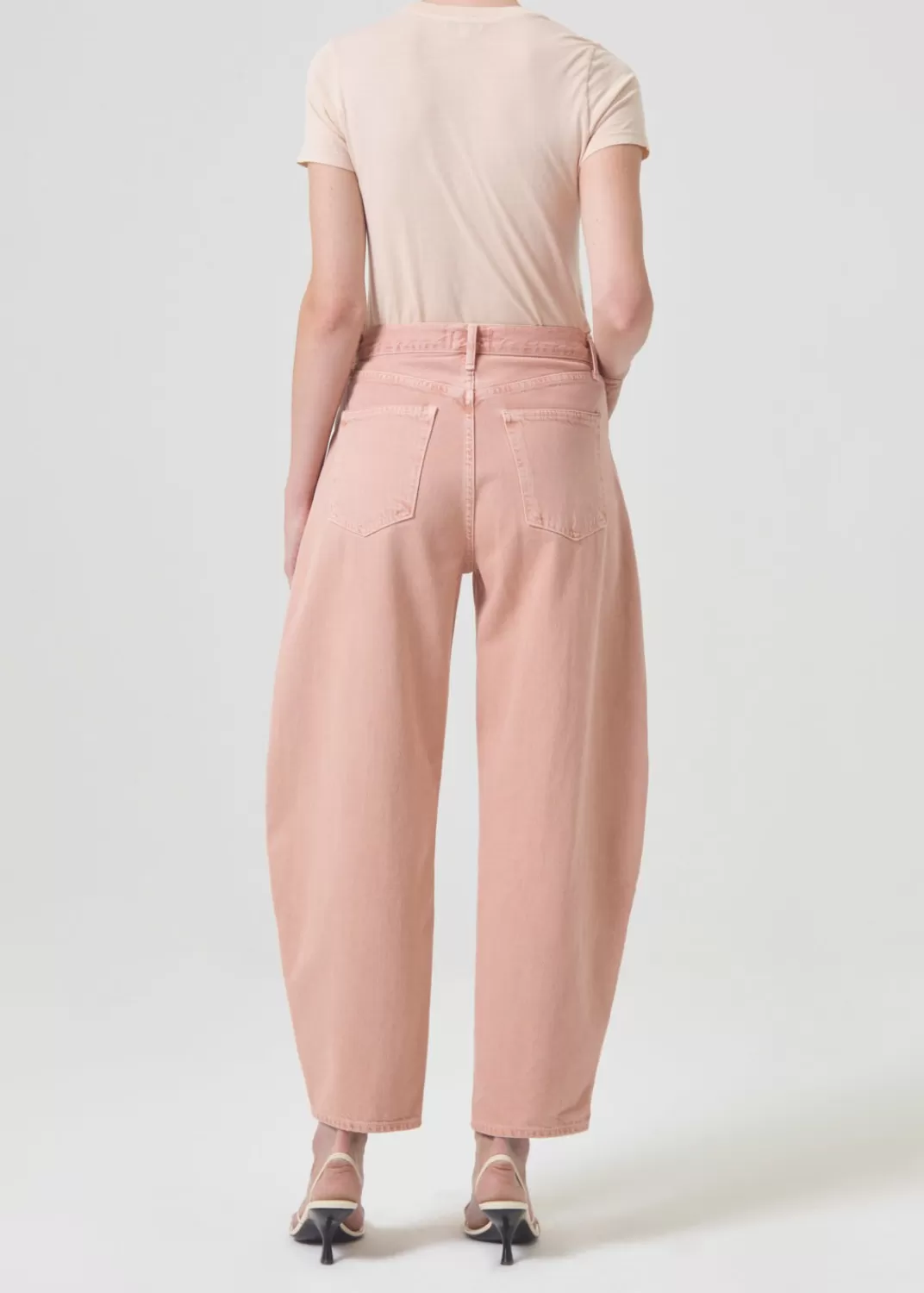 Fashion AGOLDE Mara Jean In Pink Salt