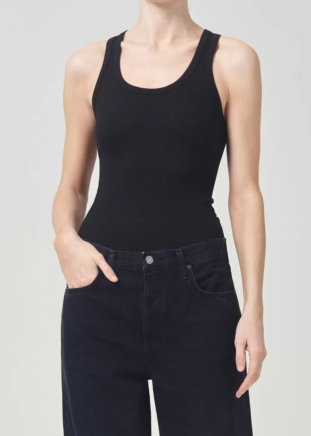 Store AGOLDE Maria Bodysuit In Black