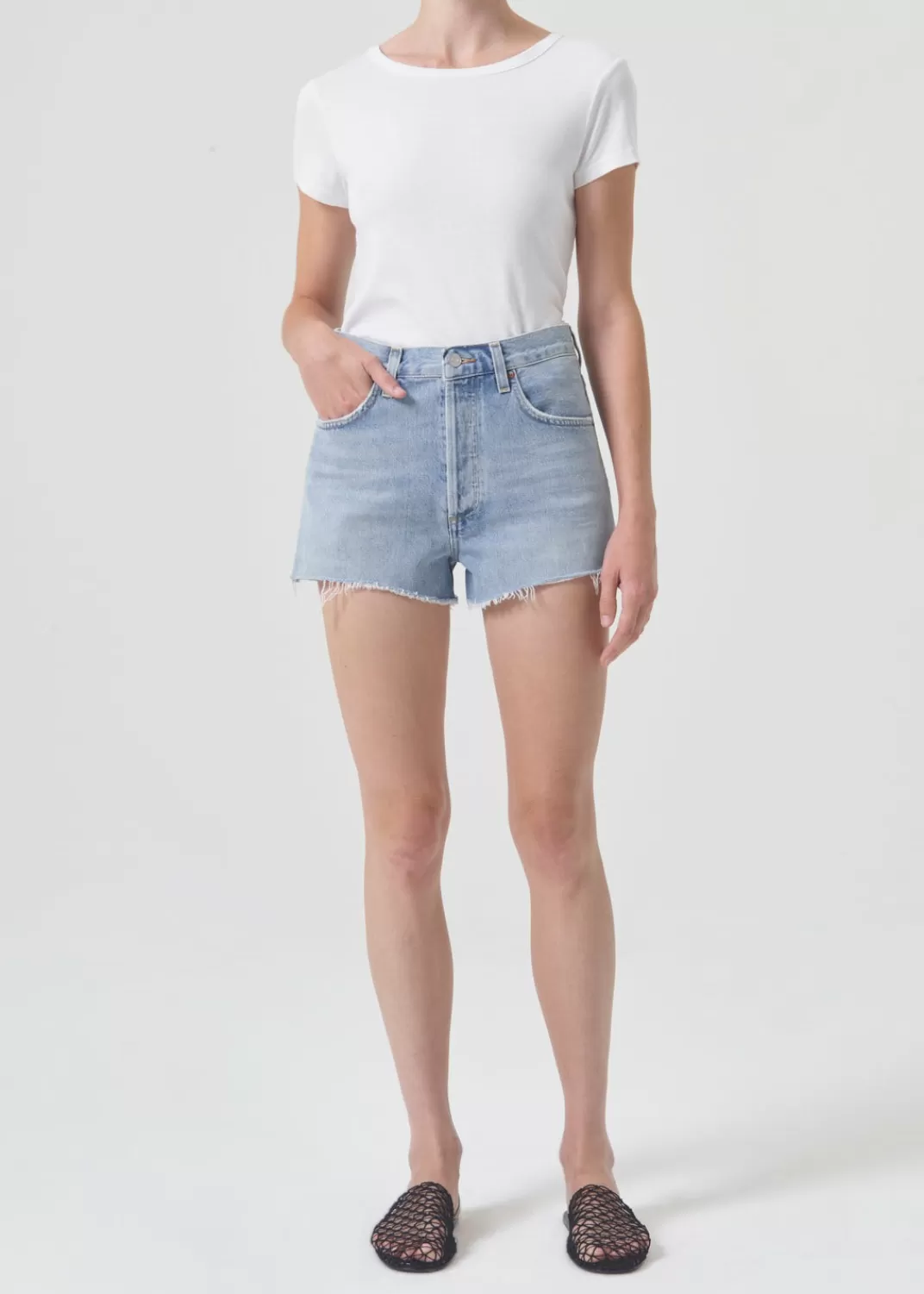Discount AGOLDE Mila Vintage High Rise Short In Hazard