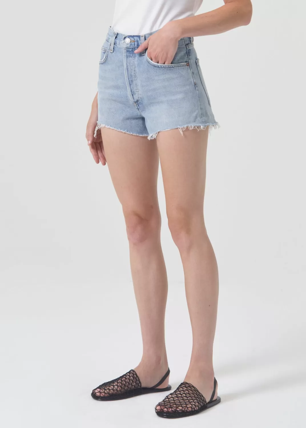 Discount AGOLDE Mila Vintage High Rise Short In Hazard