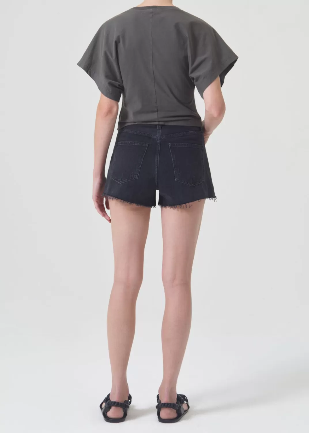 Outlet AGOLDE Mila Vintage High Rise Short In Slow Burn