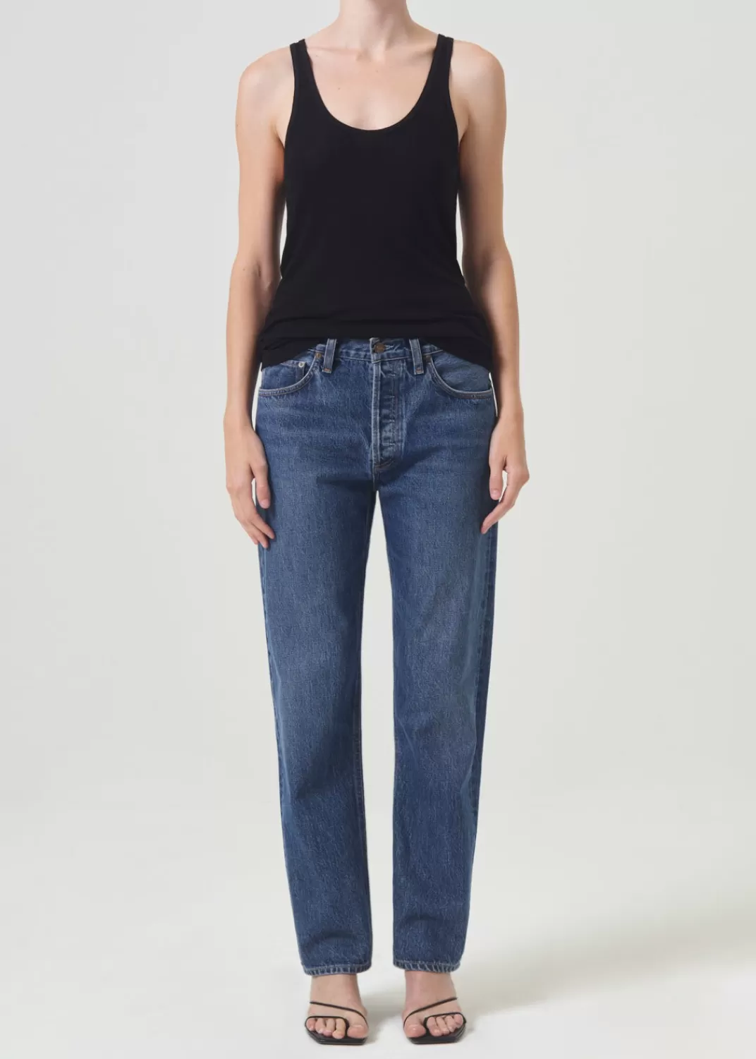 Best Sale AGOLDE Parker Long Jean In Placebo