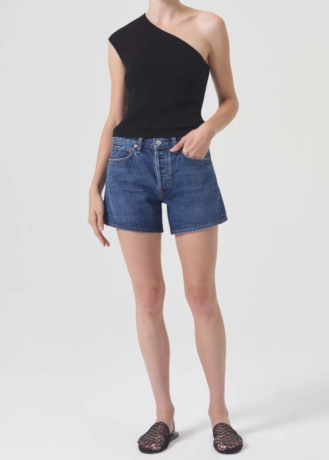 Clearance AGOLDE Parker Long Short In Enamour