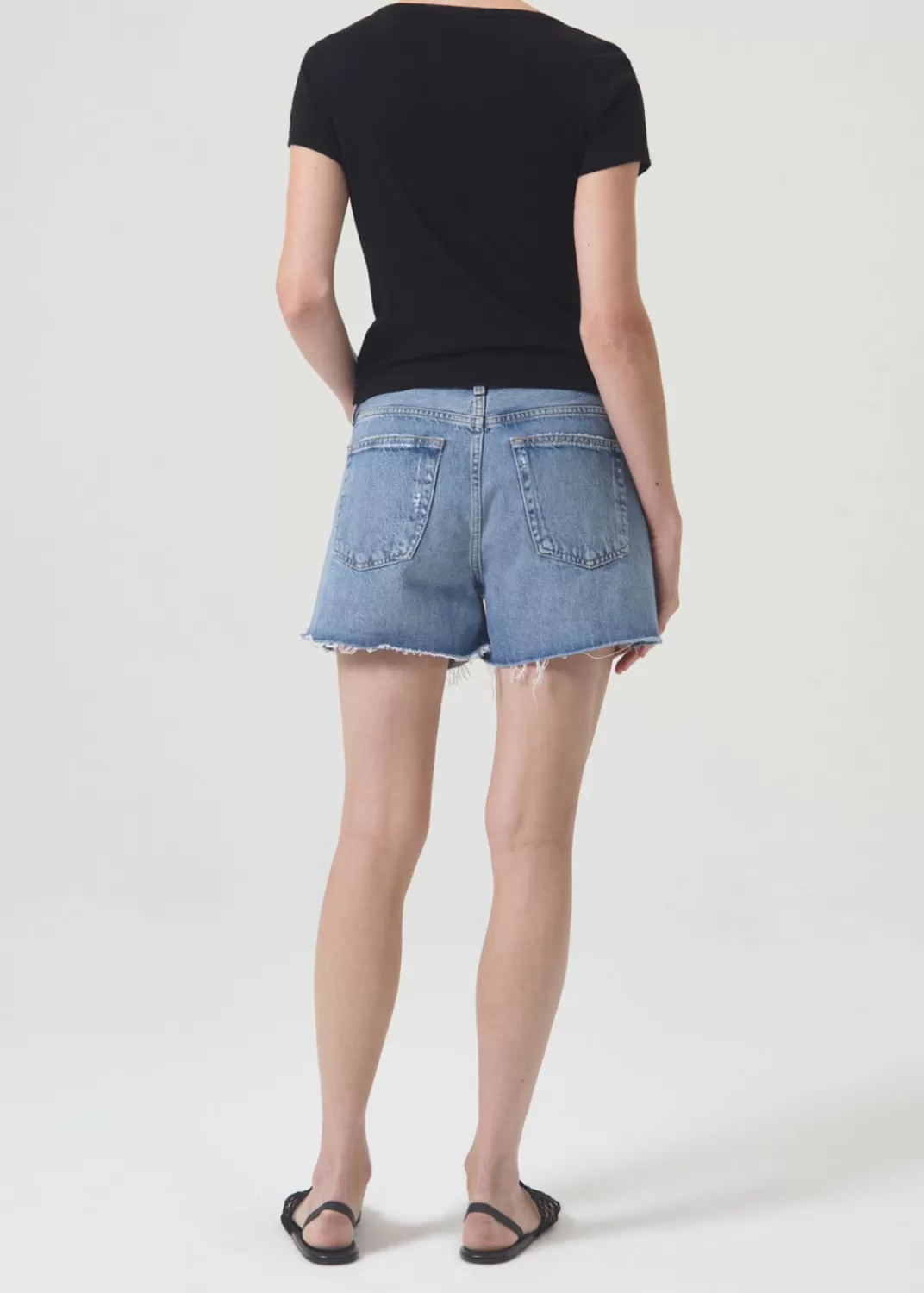 Shop AGOLDE Parker Long Short In Lowkey