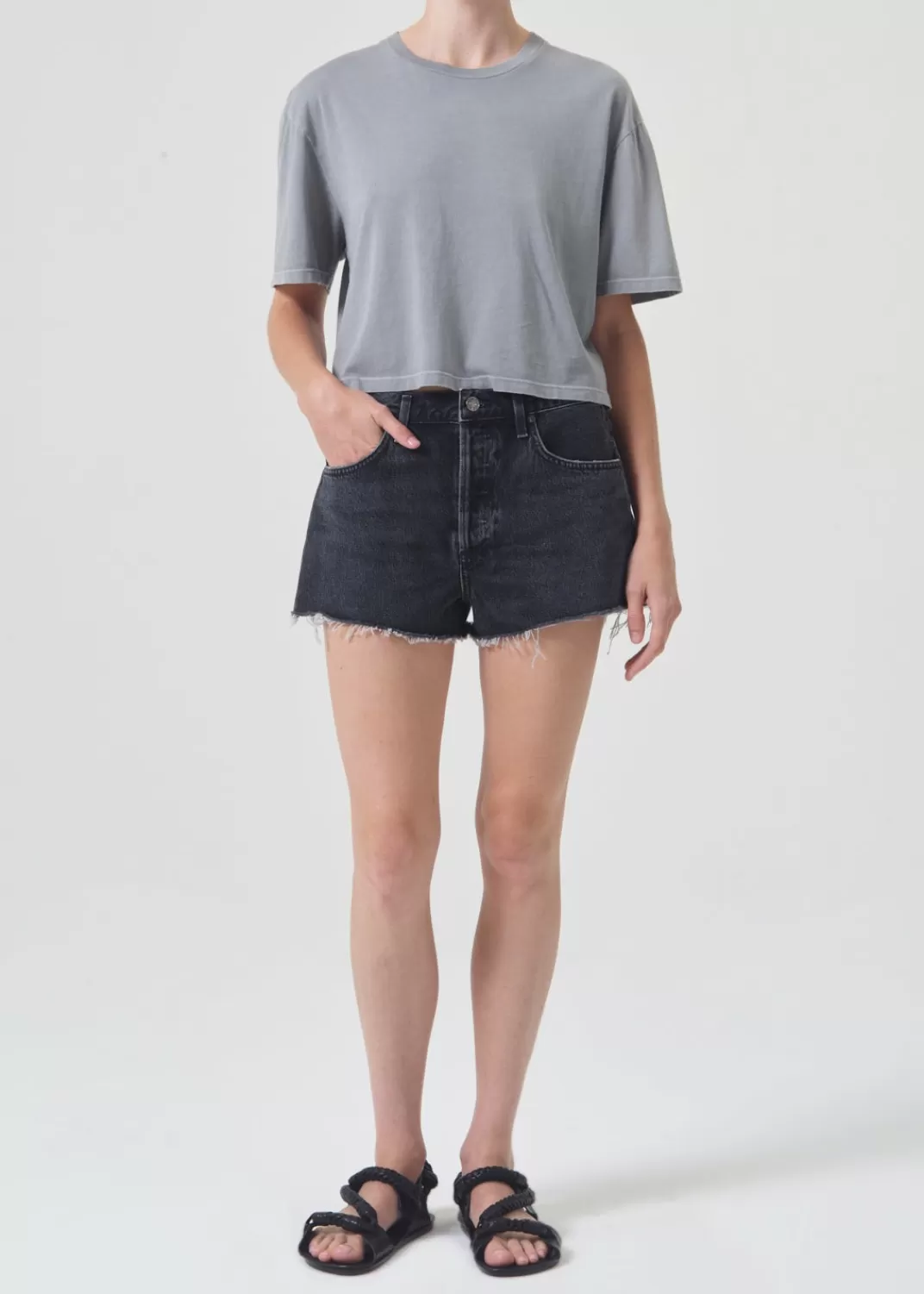 Flash Sale AGOLDE Parker Vintage Cut Off Short In Bewitched