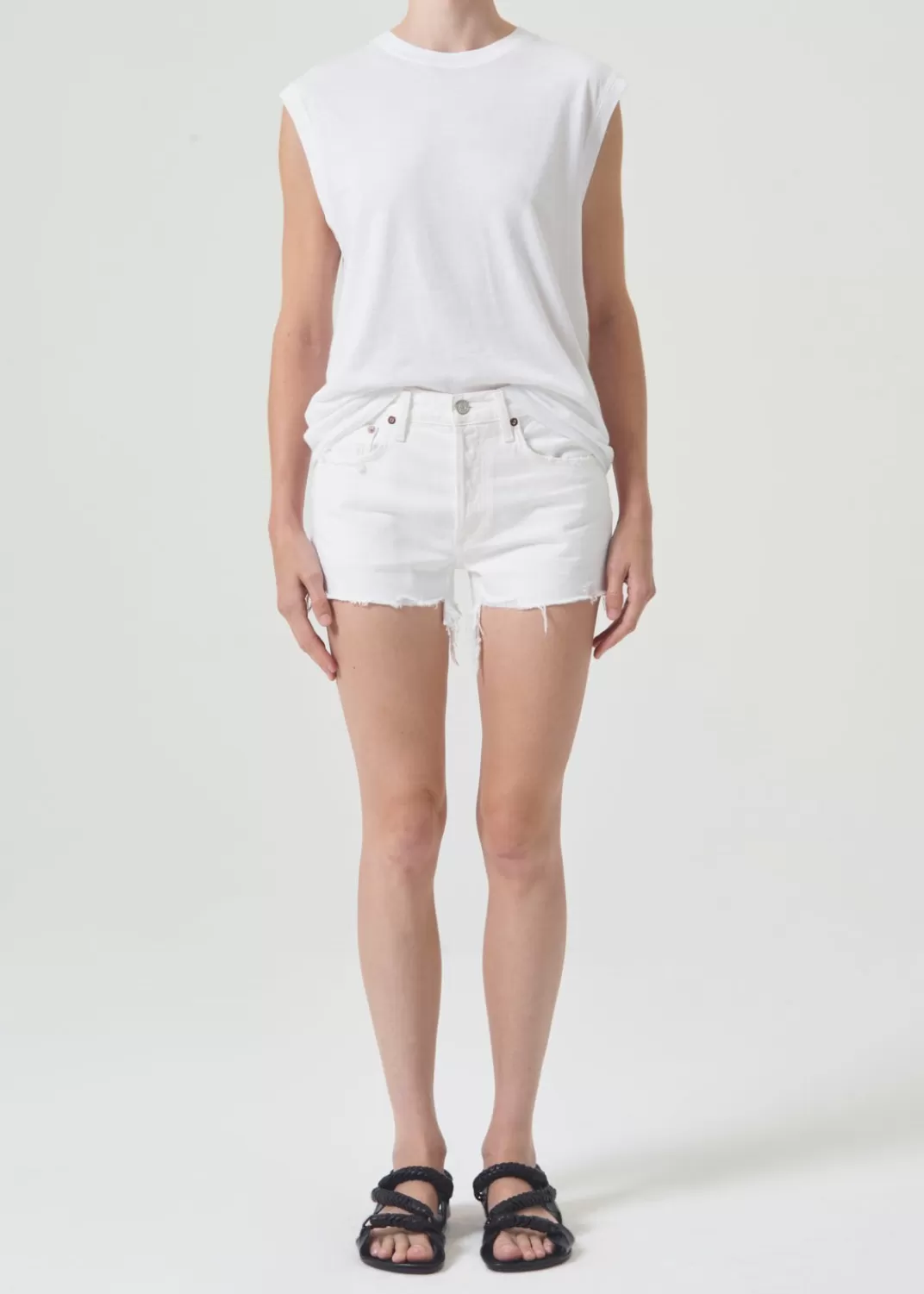 Outlet AGOLDE Parker Vintage Cut Off Short In Dough