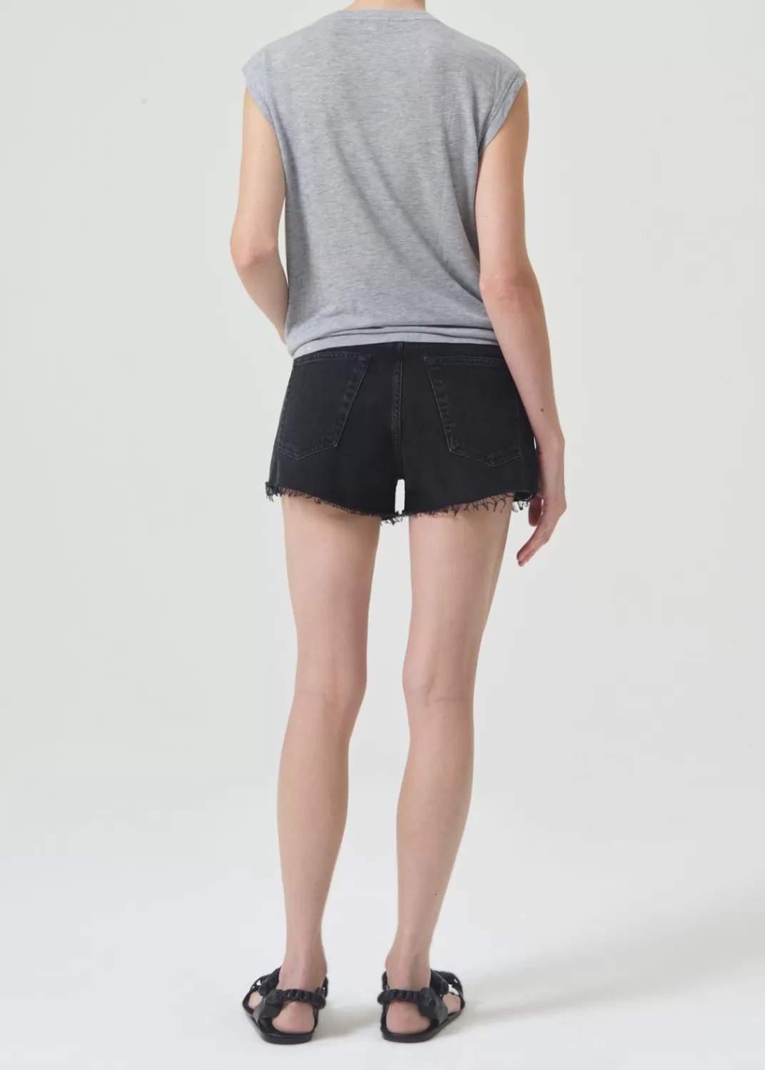 Best Sale AGOLDE Parker Vintage Cut Off Short In Record