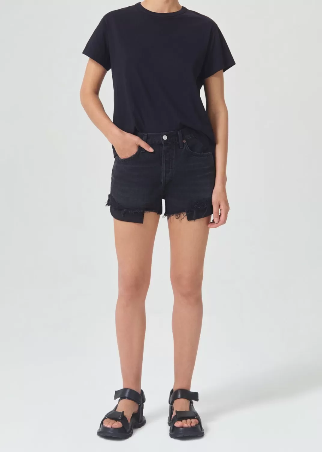 Best Sale AGOLDE Parker Vintage Cut Off Short In Trance