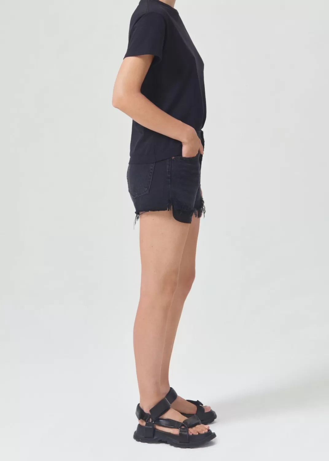 Best Sale AGOLDE Parker Vintage Cut Off Short In Trance