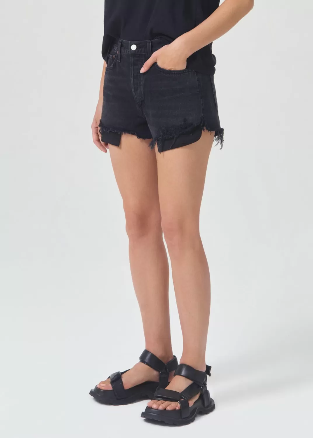 Best Sale AGOLDE Parker Vintage Cut Off Short In Trance