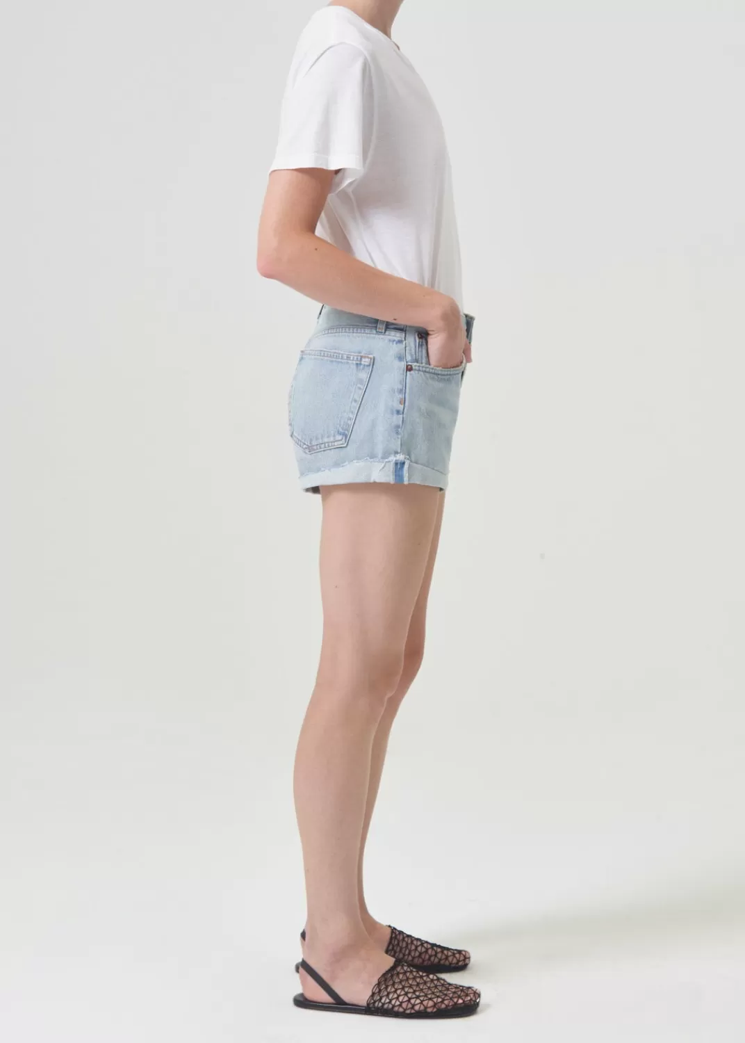 Store AGOLDE Parker Vintage Rolled Short In Farewell