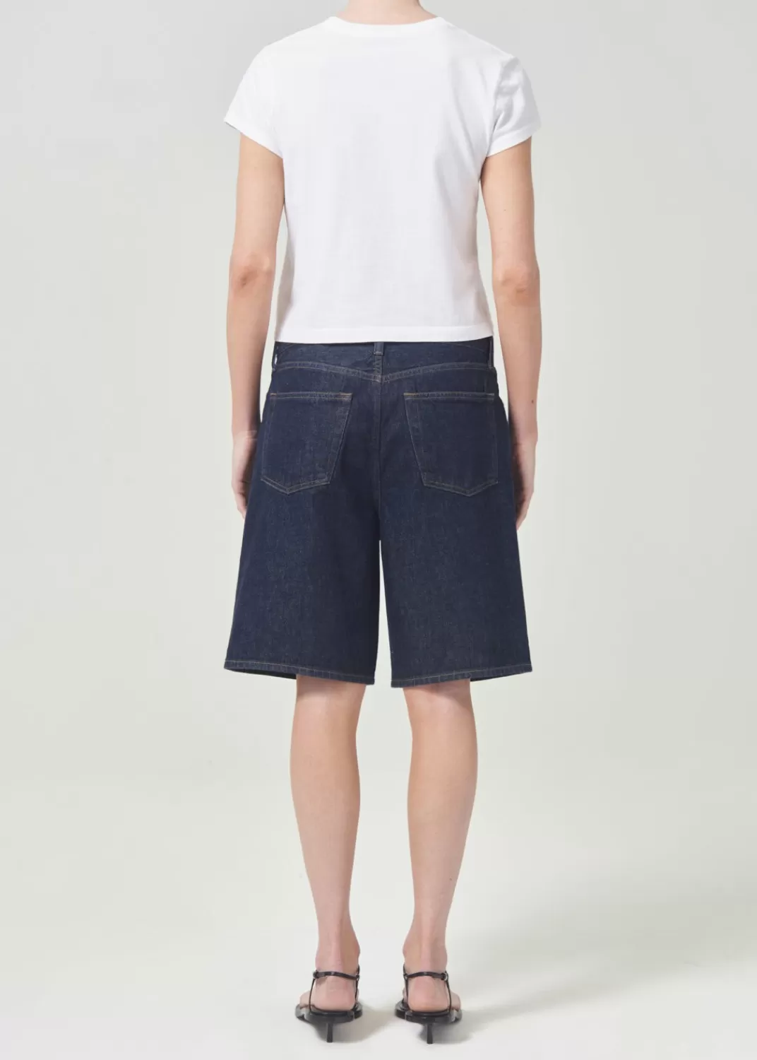 Store AGOLDE Risha Short In Pure