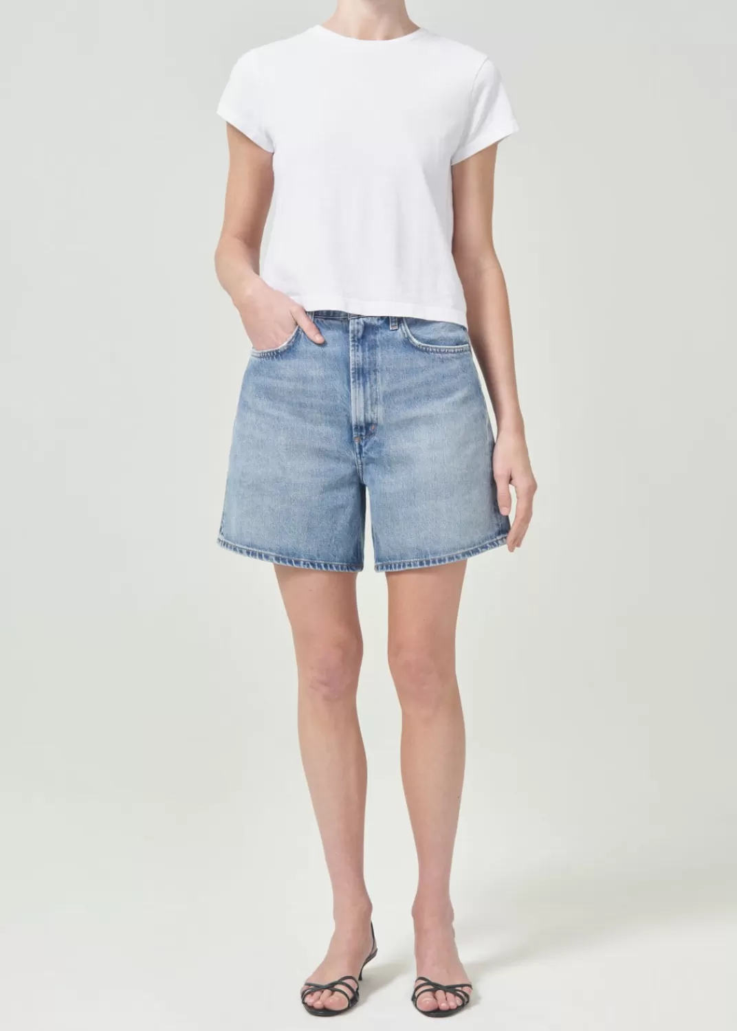 Flash Sale AGOLDE Stella High Rise Short In Mode