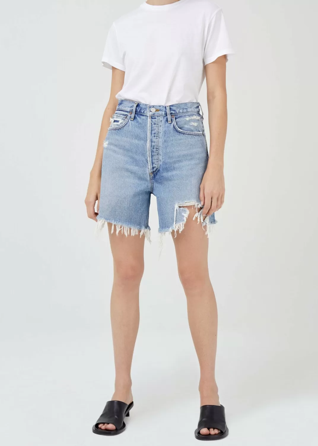 Outlet AGOLDE Stella High Rise Short In Ritual