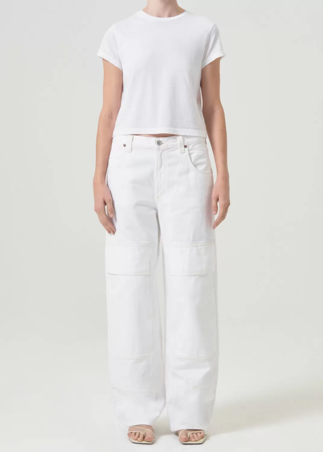 Outlet AGOLDE Tanis Utility Jean In Milkshake