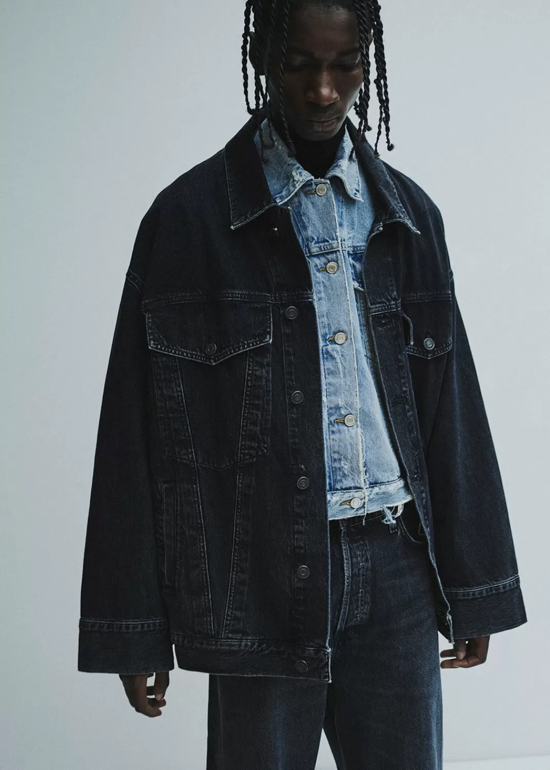 New AGOLDE Wayne Vintage Jacket In Spider